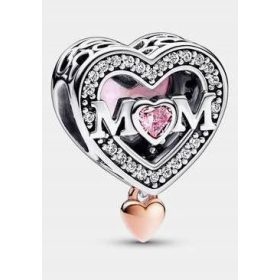  Charms aus 925er Silber/ Mama und Herz