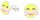  Ohrringe aus 925er Silber für Mädchen, Freudentränen EMOJI EMOTION