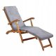  Detex Kissen 186 x 42 x 5 grau