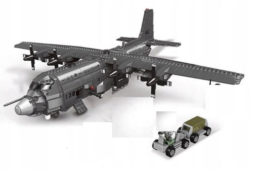  BLOCKIERT DIE MONTAGE DES MILITÄRFLUGZEUGS AC130 AIR GUNSHIP