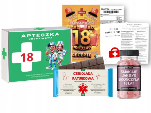  Lustiges Geschenk zum 18. Geburtstag für ein Mädchen! ERSTES KIT UND PILLEN