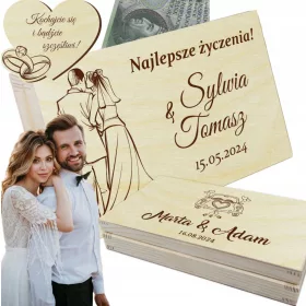    Spardose HOCHZEITSGESCHENK Hochzeitsgravur WÜNSCHE plus GRATIS