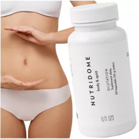  Nutridome L-Glutathion Kapseln - Starker Antioxidant für Immunsystemunterstützung, 60 Stück