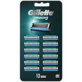  Gillette Mach3 Rasiererpatronen Gillette 12 Stk.