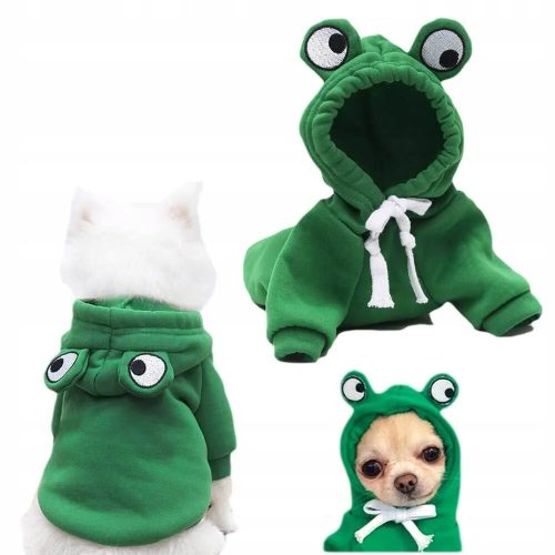  Frosch-Hunde-Sweatshirt KUMKUM L