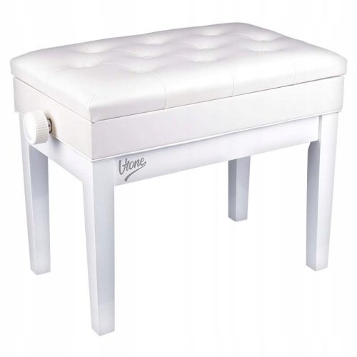  V-TONE 2 WH KLAVIERBANK MIT LAGERUNG, WEISS