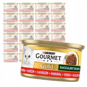  Gourmet Gold Succulent Delights Rindfleisch 12x85g