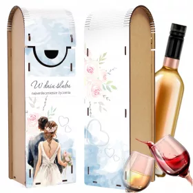  Weinbox, Hochzeitsgeschenk, Alkoholbox, Öko-Muster