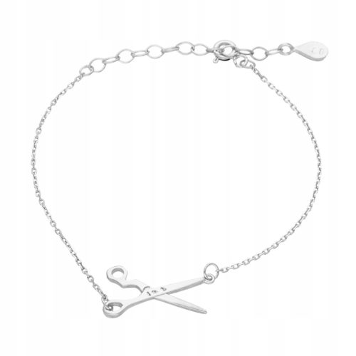  Scherenarmband aus rhodiniertem Silber