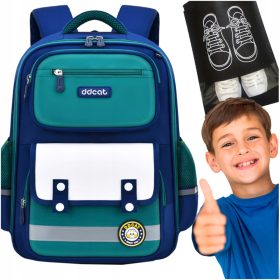   Robuster und geräumiger Schulrucksack Tornister Organizer mit Schuhbeutel