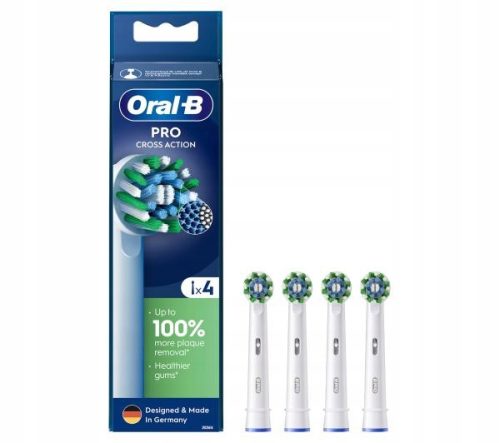  Braun ORAL B CROSS ACTION PRO Spitze 4 Stück