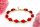  Armband mit rotem BALTISCHEN BERNSTEIN, vergoldetes Silber