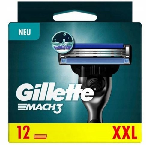  Gillette Mach3 Rasiereinsätze, 12 Stk