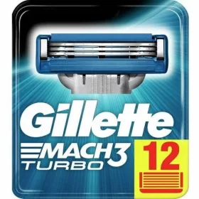  Gillette Mach3 Turbo Rasiererpatronen 12 Stk.