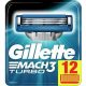  Gillette Mach3 Turbo Rasiererpatronen 12 Stk.