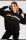  COLLEGE-SWEATSHIRT, SCHWARZ GYM GLAMOUR S