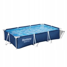  Bestway rechteckiger Rahmenpool 259 x 170 cm