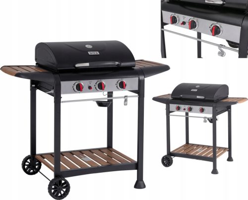  YATO GASGRILL 3 BRENNER 9KW YG-20009