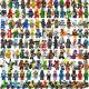  NINJAGO FIGUREN SET 48 STÜCK BLÖCKE ZUBEHÖR
