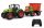  FERNGESTEUERTER TRAKTOR MIT SÄMASCHINE, BEWEGLICHEN GUMMIELEMENTEN, RC-RÄDERN