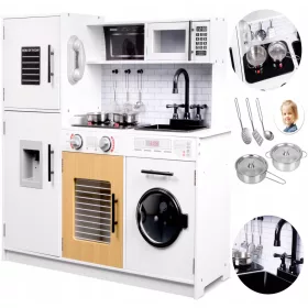 GROSSE HOLZKÜCHE Kinderherd + ZUBEHÖR