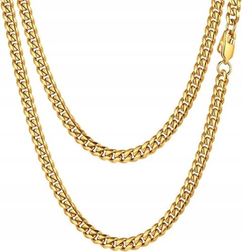  BREITE HERREN-GOLDKETTE PANCER-KETTE 6 MM 60 CM DIAMANT
