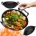 Rustikaler Gusseisen-Wok 36cm - Perfekt für vielseitiges Kochen