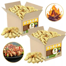    Anzündholz Anzündholz für Kamin Grill Ofen Lagerfeuer Natur 2kg ökologisch