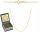  GOLDKETTE, ZARTE RÜSTUNG, 585, 45 CM, ZUM GESCHENK, GRAVUR