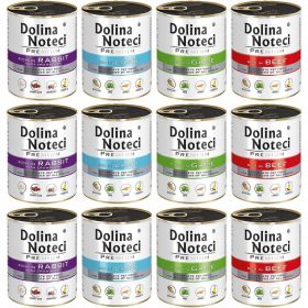    DOLINA NOTECI Hundefutter in Dosen, Geschmacksmischung, 800 g