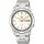  Seiko 5 Automatikuhr SNKK07K1, Silber, weißes Zifferblatt