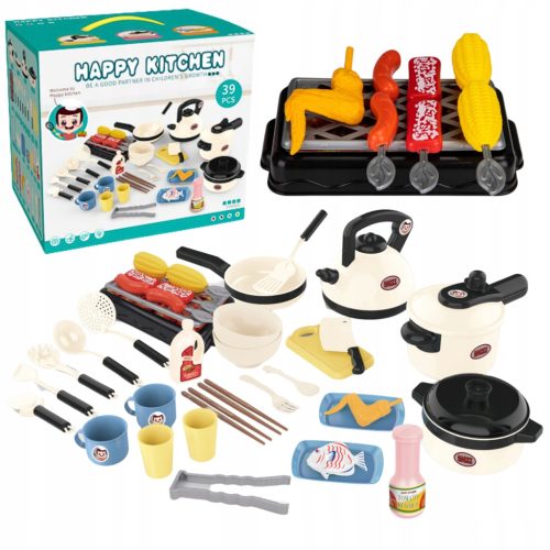  Happy Kitchen Koch- und Grillset 39-teilig