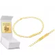  585 GOLD ARMBAND MIT GRAVUR, GESCHENK 20 CM