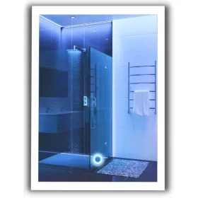  LED-SPIEGEL 65x120 cm LED-BELEUCHTETER SCHALTER