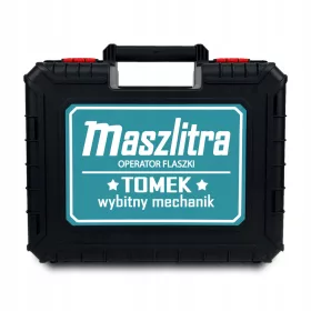    GESCHENKBOX MASZLITRA ALKOHOLKOFFER HERVORRAGENDES ROWER + GEBEN SIE IHREN NAMEN EIN