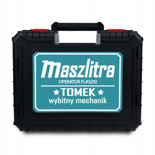  GESCHENKBOX MASZLITRA ALKOHOLKOFFER HERVORRAGENDES ROWER + GEBEN SIE IHREN NAMEN EIN