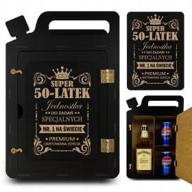    BAREK CANISTER SUPER 50-JÄHRIGES GESCHENK FÜR EINEN 50-JÄHRIGEN MANN ZUM GEBURTSTAG GESCHENK NR