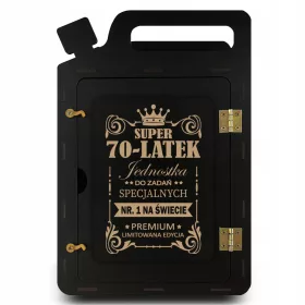    BAREK KANISTER SUPER 70-JÄHRIGES GESCHENK FÜR EINEN 70-JÄHRIGEN MANN, GEBURTSTAGGESCHENK Nr. 1