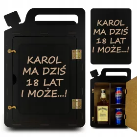   LUSTIGER KANISTER BAREK KAROL IST HEUTE 18 GEBURTSTAG GESCHENK ALTERNAME