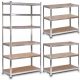  Humberg Lagerregal aus Metall, 222 x 110 x 50 cm, max. 150 kg pro Regal
