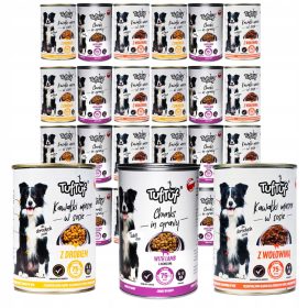  TUF TUF Hundefutter STÜCK IN SAUCE Rind 24x415g