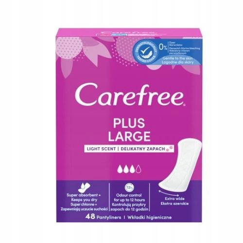  Carefree Plus Große Damenbinden 48 Stk.