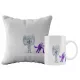  SUPER SET BECHER + WILD TEAM KISSEN + FREIER NAME