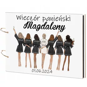    ALBUM DER ERINNERUNGEN BACHELORETTE PARTY FÜR FOTOS, HOCHZEITSGESCHENK, HORIZONTAL