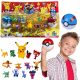  POKEMON-FIGUREN FIGUR 13 STÜCK + 2x POKEBALL BALL GROSSES SPIELSET