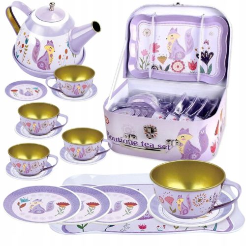  TEE-SERVICE IM KOFFER LIS LISEK KRUG, TABLETT, TELLER, TASSE