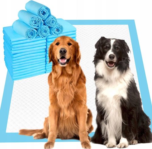  HYGIENE-PADS-MATTEN FÜR HUNDE, DIE PINSEL LERNEN XL 90x60 cm DICK 100 ST