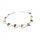  Silberarmband mit baltischem Bernstein, 925er Silber, BUNTE Herzen