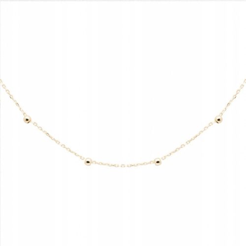  Goldene Halskette mit Kugeln ANIA KRUK