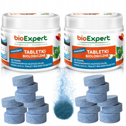  Bakterien für Klärgruben Brausetabletten für Kläranlagen für 2 Jahre BIOEXPERT